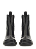 Skórzany but Jil Sander