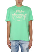 Dsquared logo print t shirt
