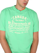 Dsquared logo print t shirt