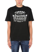 Dsquared logo print t shirt