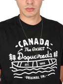 Dsquared logo print t shirt