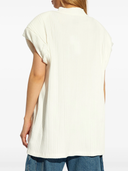 The Attico Logo Raised Ribbed Top