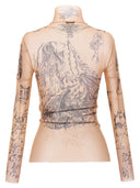 Balenciaga 'Tattoo' Top