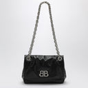 Balenciaga Black Leather Mini Monaco Bag