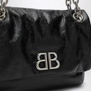 Balenciaga Black Leather Mini Monaco Bag