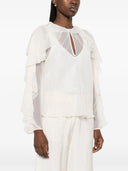 Forte Forte - Chemise avec mousseline contemporaine