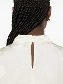 Forte Forte Top Sbieco Jaquard Fluido Bouquet