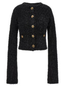 Balenciaga Cardigan de tweed recortado