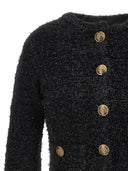 Balenciaga Cardigan de tweed recortado