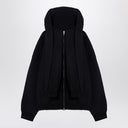 Bluza Balenciaga z tuszem niebieskie rękawy z kapturem