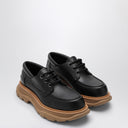 Alexander Mc Queen Black Leatle in pelle con Maxi Sole