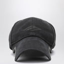 Balenciaga 3 B Stencil Black Cotton Baseball Cap
