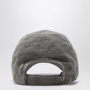 Balenciaga Grey Cotton Baseball Cap With Wear