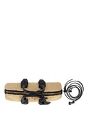 Pinko Bowling Bag Horizontal Rafia +