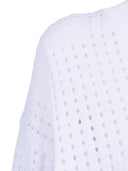 Kangra Cashmere Pullover A Rete Manica Lunga