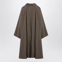 Die Reihe Kaki -Farbe Einer Breasted Trench Coat