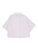 Ermanno Scervino Kids Camicia Con Pizzo Popelin