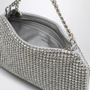 Stella mc cartney falabella mesh schoudertas met zilveren kristallen
