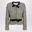 Veste en laine mélangée à motifs multicolores Valentino