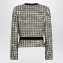 Veste en laine mélangée à motifs multicolores Valentino
