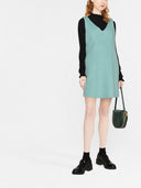 Parosh Parosh Stud Detail Wool Mini Dress