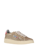 Autry Dallas Low Wom Ti03 Paillet/Cro Platinum/Red