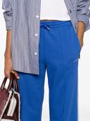 Parosh Logo Embroidered Straight Trousers