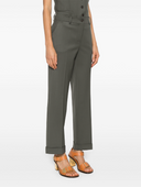 Parosh Tailored Virgin Wool Blend Trousers