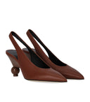 Max Mara Weekend Arito Brown Slingback-Pumps