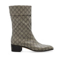 Gucci Heeled Monogram Boots
