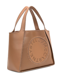 Stella Mc Cartney Logo Perforated Tote Bag