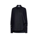 La camicia di cotone asimmetrica Attico