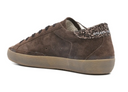 Golden Goose Super Star Suede Upper Toe Tongue And Star Glitter Heel
