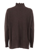 Kangra Cashmere Collo Cratere Manica Raglan Con Spacchi