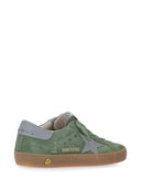 Golden Goose Super Star Wildleder-Obermaterial, Leder, Stern und Absatz