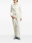 Palm Angels Monogram Straight Leg Jeans