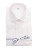 Mazzarelli Camicie Camicia In Cotone Bianco Slim Fit