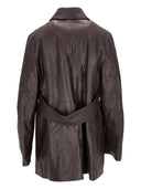 La Rose Giacca Pelle Vintage