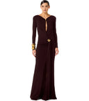Elisabetta Franchi Red Carpet Dark Chocolate Dress