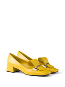 Prada 35mm Brushed Leather Pumps
