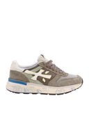 Premiata White Sneakers Mick Military Green