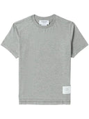Thom Browne Relaxed Fit Ss T-Shirt mit Seitenschlitzen aus leichtgewichtigem Jersey