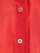 Forte Forte Camicia Serafino Voile Co/Se Dettagli Pizzo