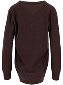 La Rose La Rose Maglione V Neck Cashmere Marrone