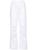 Parosh Straight Leg Cotton Cargo Trouser