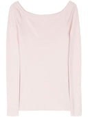 Parosh Fine Ribbed Jumper