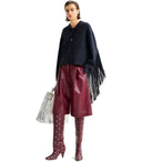 Essentiel Antwerpen Istern Navy Blue Cardigan