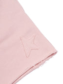 Fille étoile d'oie d'or's Molleton court en coton mélangé avec patch et imprimé