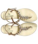Paolo Ferrara Peach Pink Thong Sandal