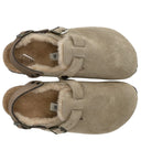 Birkenstock Tokio Shearling Taupe Clog